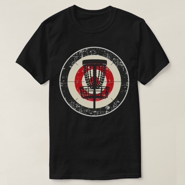 Camiseta Disparador de golf en disco (Diseño del anverso)