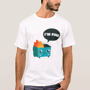 Camiseta Disparador en llamas ''Estoy bien''