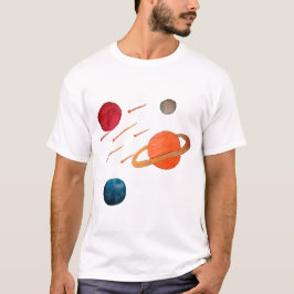 Camiseta Disparando estrellas en el espacio