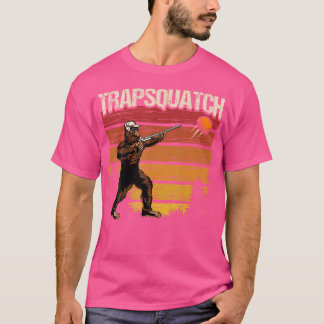 Camiseta Disparar arcilla divertida trampa Bigfoot Trapsqua