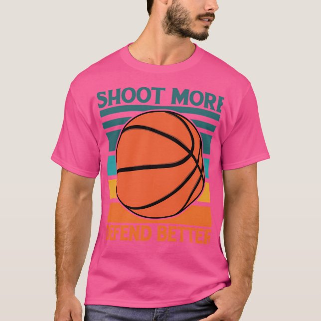 Camiseta Disparar mejor a más defensa (Anverso)
