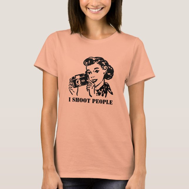 Camiseta Disparo a la gente (Anverso)