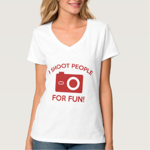 Camiseta Disparo A La Gente Por Diversión