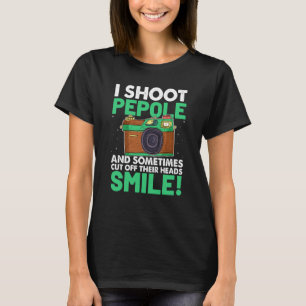 Camiseta Disparo a la gente y a veces les corto la cabeza S