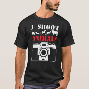 Camiseta Disparo a un fotógrafo de Animals Cámara Premium