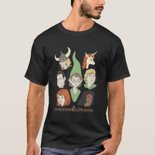 Camiseta Disparo al grupo Personalizado Dungeons & Dragons