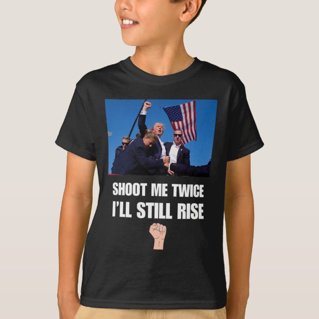 Camiseta Disparo - Aún me levanto (Anverso)