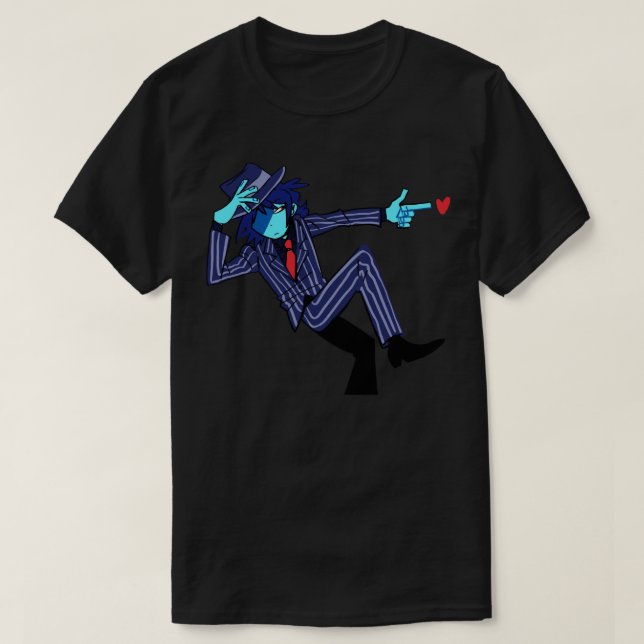 Camiseta disparo cardíaco deltarune (Diseño del anverso)