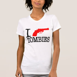 Camiseta Disparo contra a zombis