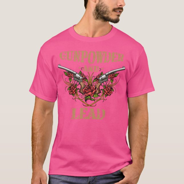 Camiseta Disparo de arma de fuego de arma de fuego de arma  (Anverso)