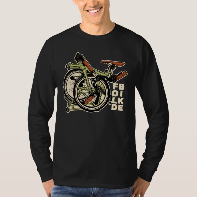 Camiseta Disparo de bicicletas plegables (Anverso)