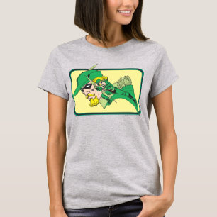 Camiseta Disparo de cabeza de flecha verde