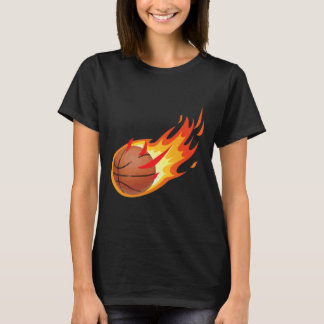 Camiseta Disparo De Círculo De Incendios De Bysketbyll Es I