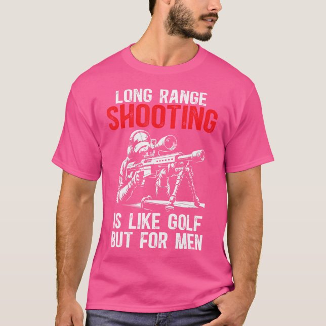 Camiseta Disparo De Larga Distancia Es Como Golf Pero Para  (Anverso)