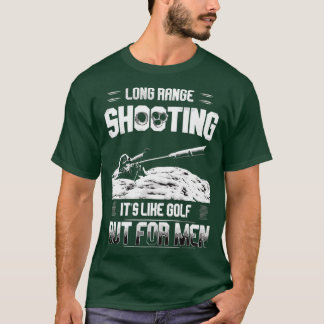 Camiseta Disparo de largo alcance es como golf pero para ho