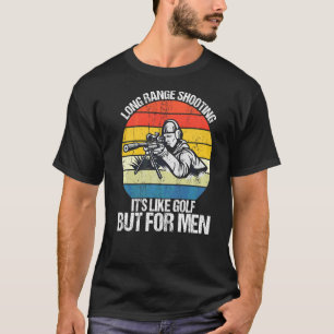 Camiseta Disparo de largo alcance es como golf pero para ho