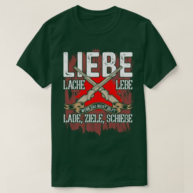 Camiseta Disparo de objetivos de Hunter Load (Diseño del anverso)