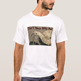 Camiseta Disparo en la cabeza de la serpiente de cascabel d