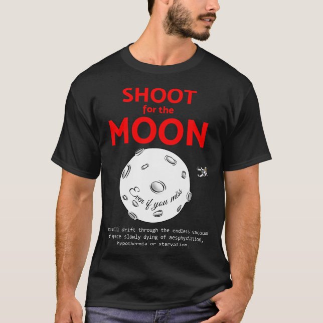 Camiseta Disparo Por La Luna (Anverso)