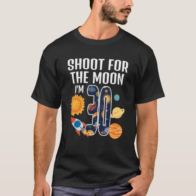 Camiseta Disparo por la luna 30 aniversario del espacio ext (Anverso)