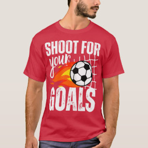 Camiseta Disparo por sus objetivos, chicos diciendo gráfico