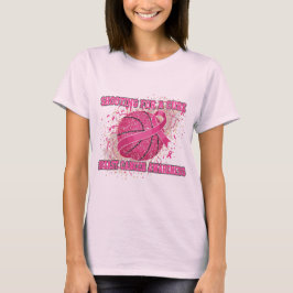 Camiseta Disparo por una cura - Sparkling Pink Basketball B