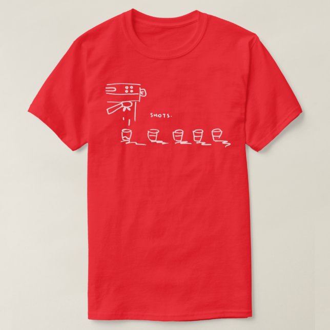 Camiseta Disparos (Diseño del anverso)