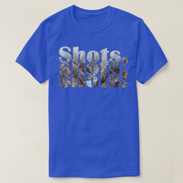 Camiseta Disparos (Diseño del anverso)
