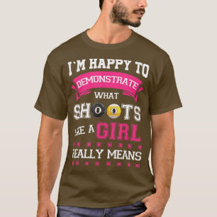 Camiseta Disparos Como Un Billar Chica