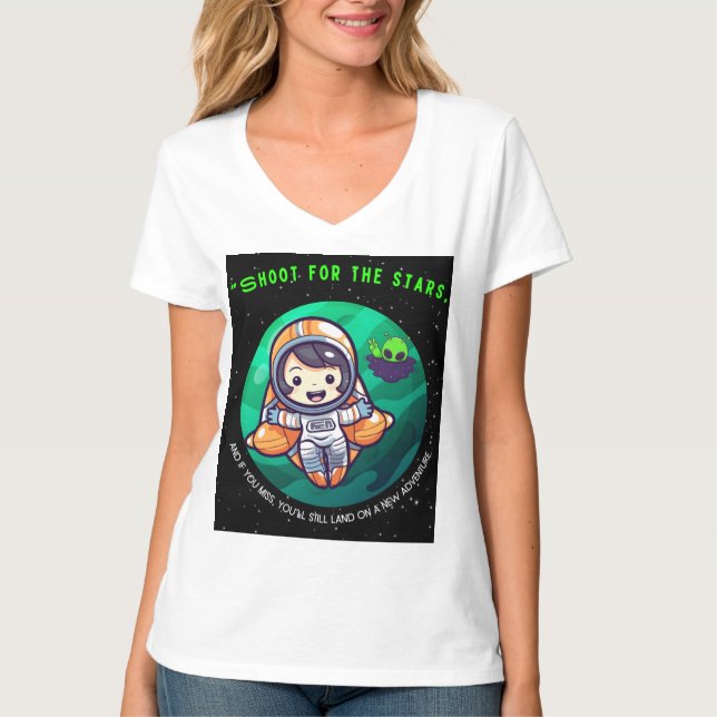 CAMISETA DISPAROS PARA EL INICIO, ASTRONAUT (Anverso)