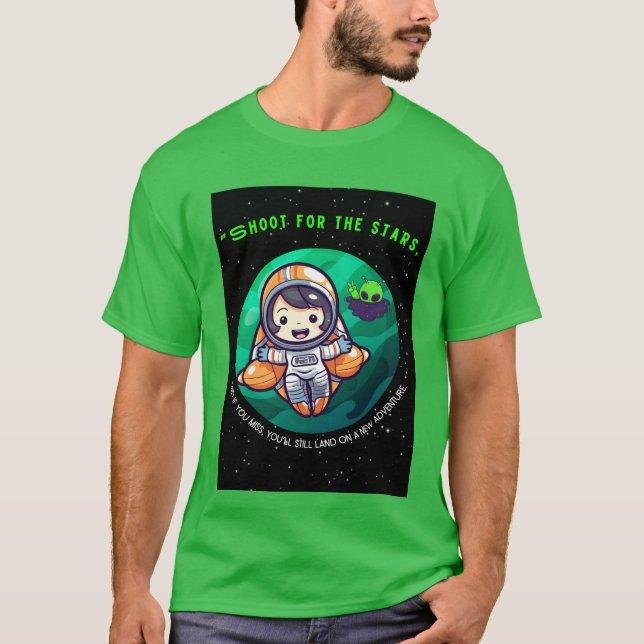 CAMISETA DISPAROS PARA EL INICIO, ASTRONAUT (Anverso)