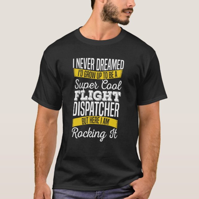 Camiseta Dispatcher Cool Thin  Police Emergency Flight Disp (Anverso)