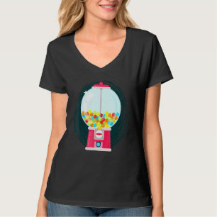 Camiseta Dispensador de golosinas de la máquina de gumbalar