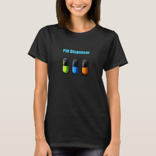 Camiseta Dispensador de pastillas experto diseño de rol méd