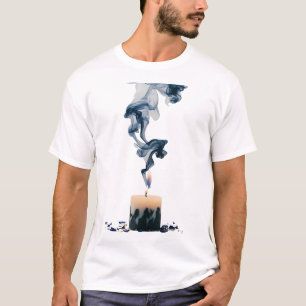 Camiseta Dispersación del humo de velas o incidencias