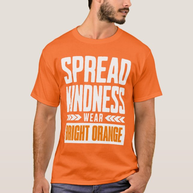 Camiseta Dispersar el uso de la amabilidad brillante (Anverso)