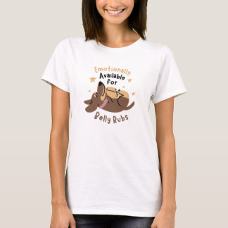 Camiseta Disponible Emocionalmente para Rozaduras de Barrig