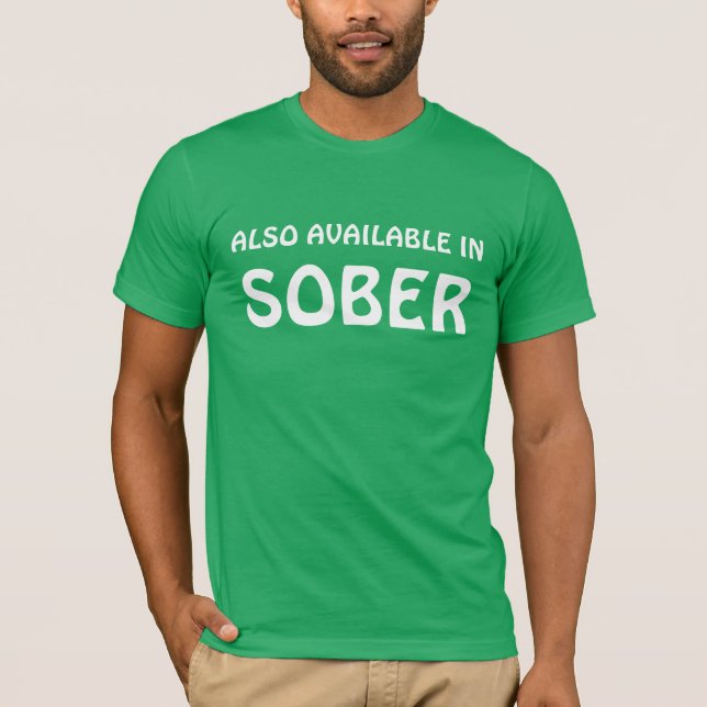 Camiseta Disponible en sobrio (Anverso)