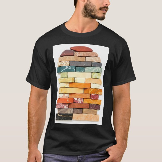 Camiseta disposición cautivadora de pulido (Anverso)