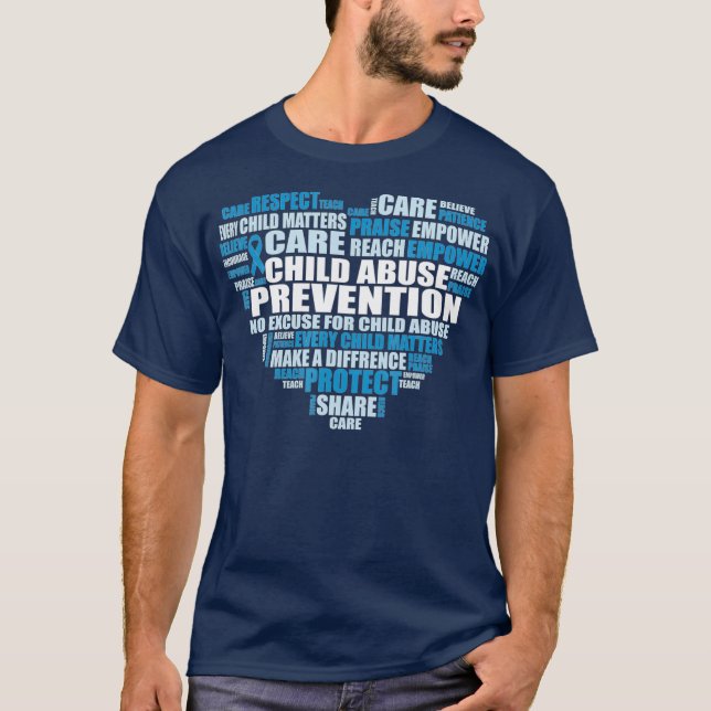 Camiseta Disposición de prevención del maltrato infantil Di (Anverso)