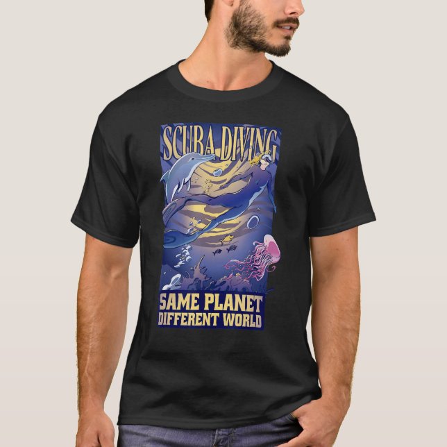 Camiseta Dispositivo de buceo submarino (Anverso)