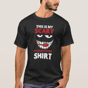 Camiseta Dispositivo de Halloween Perezoso Traje 911 Operad