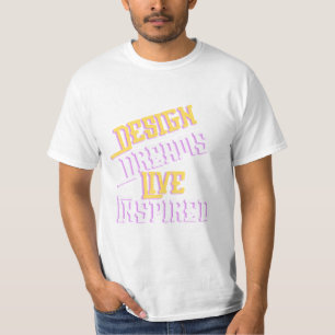 CAMISETA DISPOSITIVO DE TEXTO T SHIRT