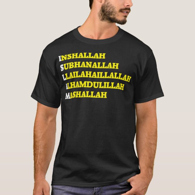 Camiseta dispuesta del mensaje de la tipografía (Anverso)