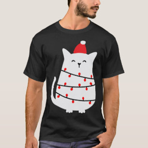 Camiseta Dispuesto En Luces De árbol De Navidad Traje De Na