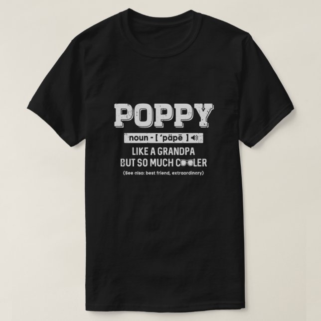 Camiseta Disquete Como Un Abuelo Solo Regalo Del Día Del Pa (Diseño del anverso)