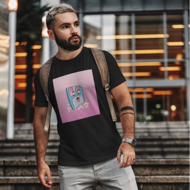 Camiseta Disquete feliz de Kawaii (Subido por el creador)