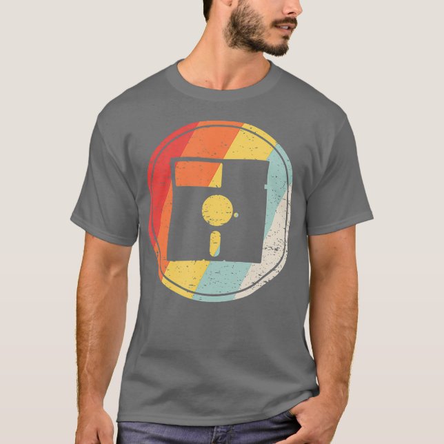 Camiseta Disquete Retro Vintage (Anverso)