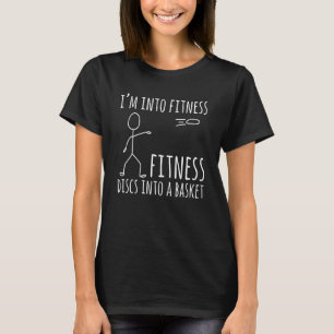 Camiseta Disquetes De Fitness De Golf En Una Cesta