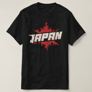 Camiseta Distancia de la tipografía del emblema del sol del